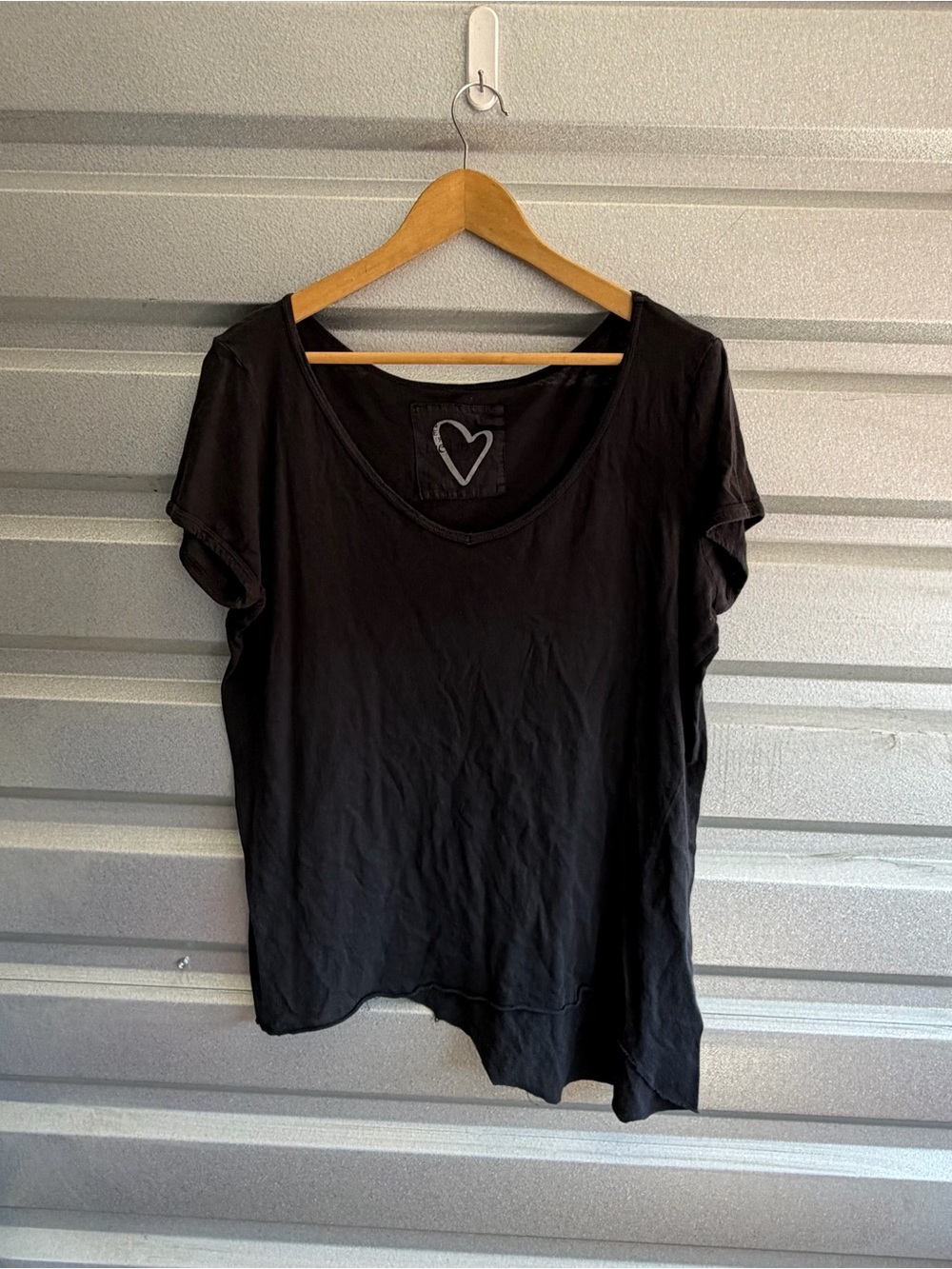Frank & Eileen tee lab asymmetrical tee